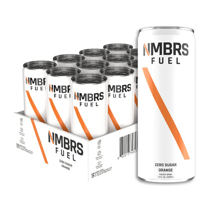 NMBRS Fuel Energy Drink 12 Pack Orange
